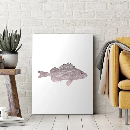 Canvas picture - Big-eyed Fish - 45x80 cm