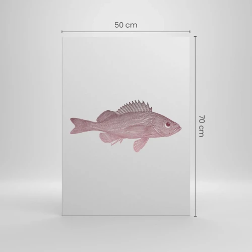 Canvas picture - Big-eyed Fish - 50x70 cm