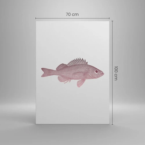 Canvas picture - Big-eyed Fish - 70x100 cm