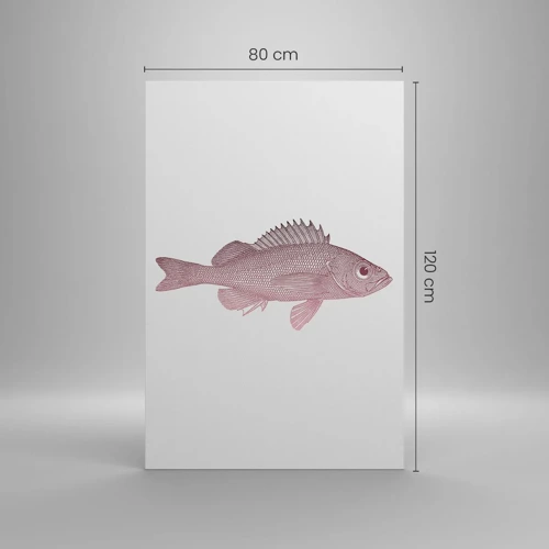 Canvas picture - Big-eyed Fish - 80x120 cm