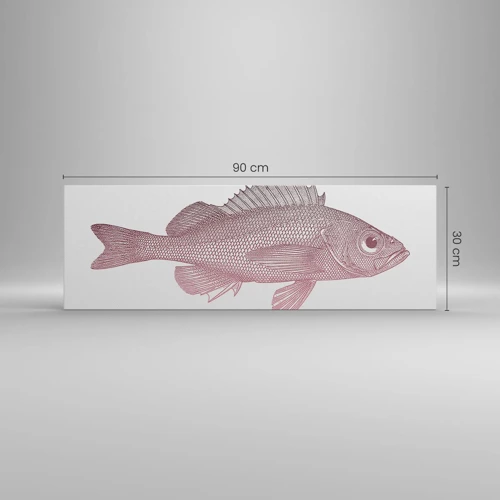 Canvas picture - Big-eyed Fish - 90x30 cm