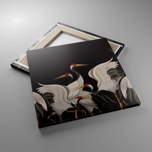 Canvas picture - Bird Affairs - 40x40 cm