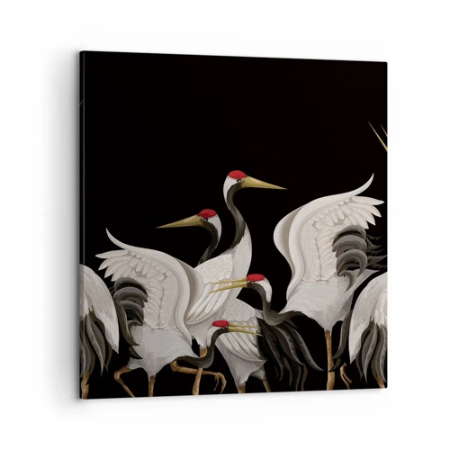 Canvas picture - Bird Affairs - 50x50 cm