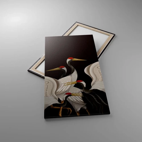 Canvas picture - Bird Affairs - 65x120 cm