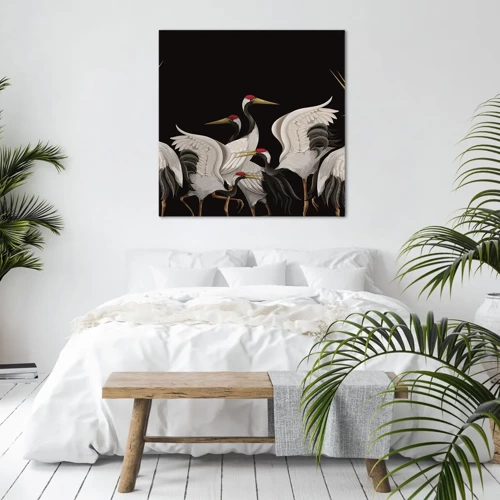 Canvas picture - Bird Affairs - 70x70 cm