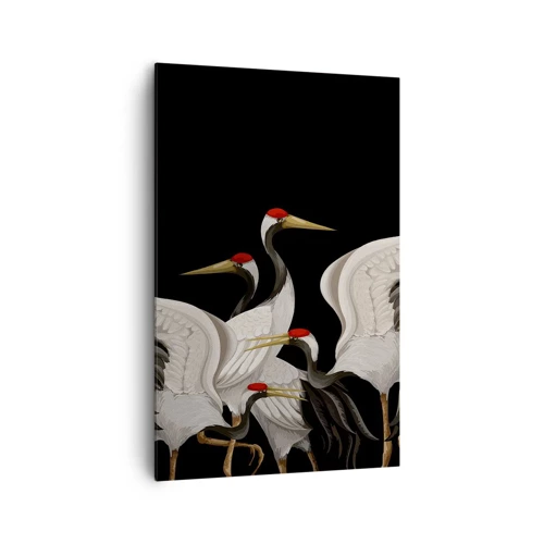 Canvas picture - Bird Affairs - 80x120 cm