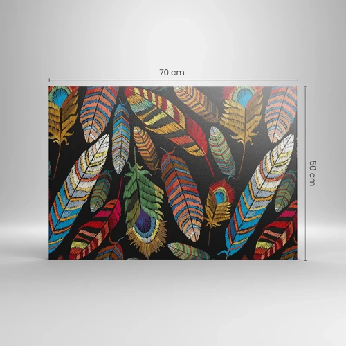 Canvas picture - Bird Carnival - 70x50 cm