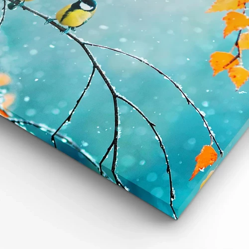 Canvas picture - Birdy Gossip - 70x50 cm