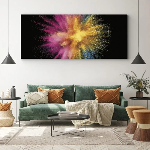 Canvas picture - Birth of Colours - 100x40 cm