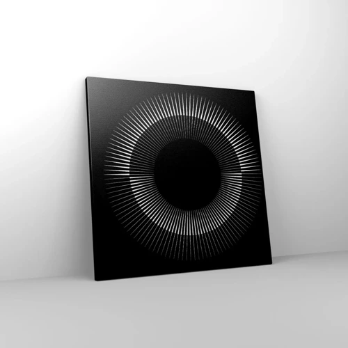 Canvas picture - Black Sun - 50x50 cm