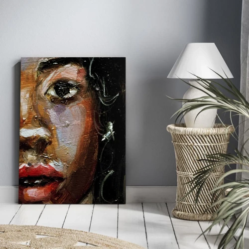 Canvas picture - Black and Shine - 50x70 cm