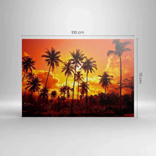 Canvas picture - Blazing Sun - 100x70 cm