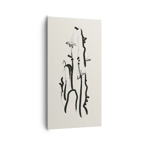 Canvas picture - Blooming Herb - 65x120 cm