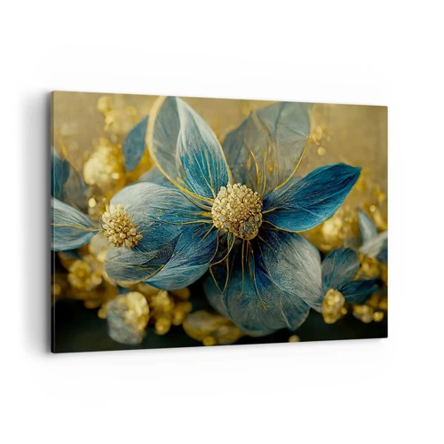 Canvas picture - Blossoming in Gold - 120x80 cm