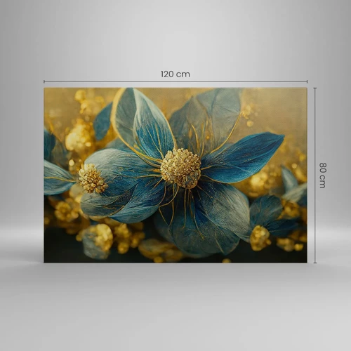 Canvas picture - Blossoming in Gold - 120x80 cm