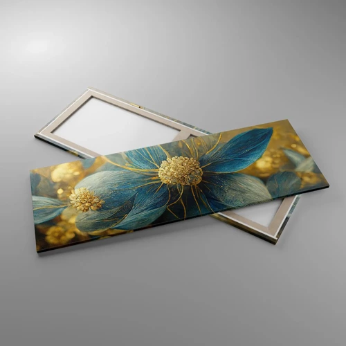 Canvas picture - Blossoming in Gold - 140x50 cm