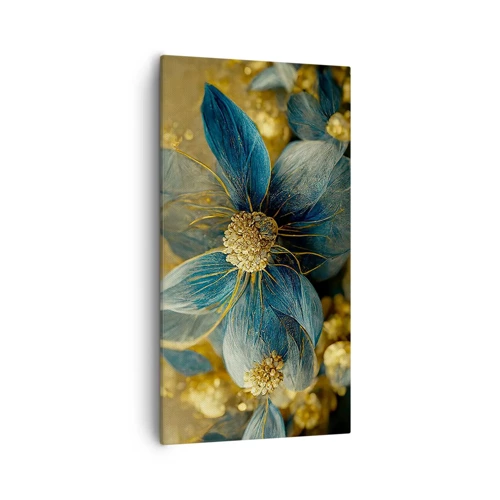 Canvas picture - Blossoming in Gold - 55x100 cm