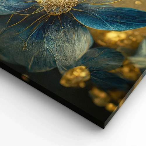 Canvas picture - Blossoming in Gold - 70x50 cm