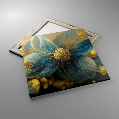 Canvas picture - Blossoming in Gold - 70x70 cm