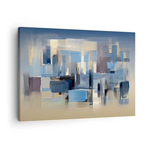 Canvas picture - Blue Construction - 70x50 cm