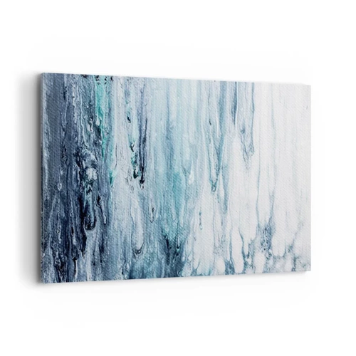 Canvas picture - Blue Icicles - 120x80 cm