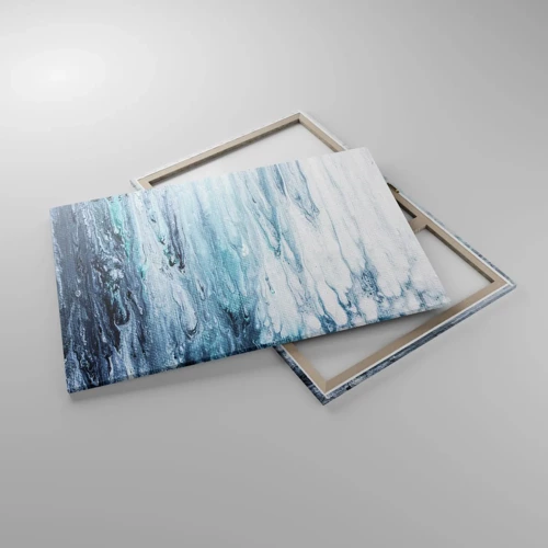 Canvas picture - Blue Icicles - 120x80 cm