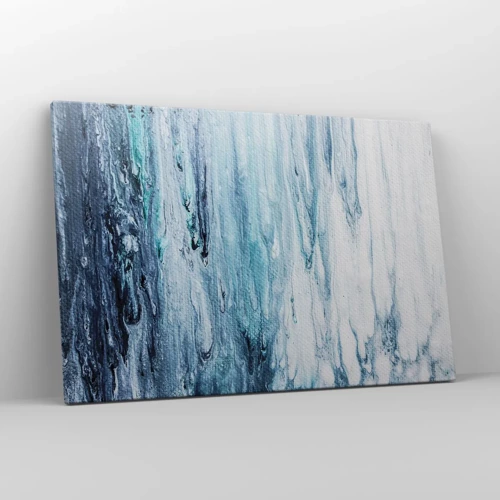 Canvas picture - Blue Icicles - 120x80 cm