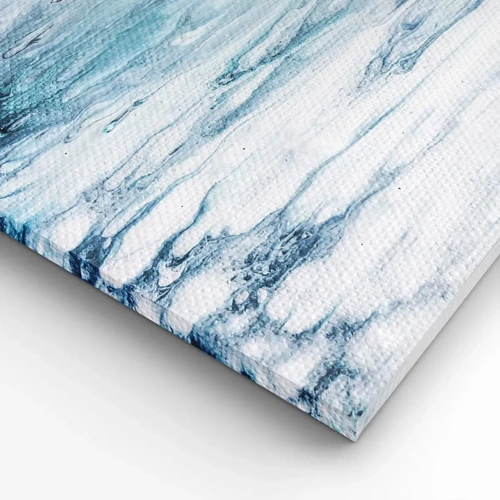 Canvas picture - Blue Icicles - 120x80 cm