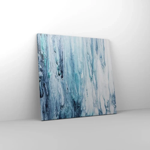 Canvas picture - Blue Icicles - 60x60 cm