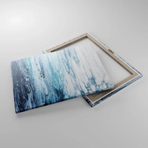 Canvas picture - Blue Icicles - 70x50 cm