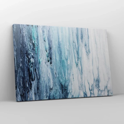 Canvas picture - Blue Icicles - 70x50 cm