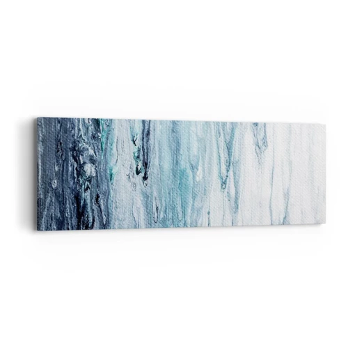 Canvas picture - Blue Icicles - 90x30 cm