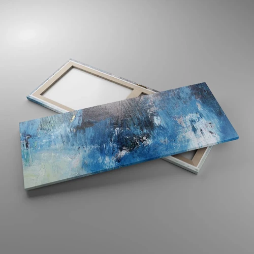 Canvas picture - Blue Rhapsody - 100x40 cm