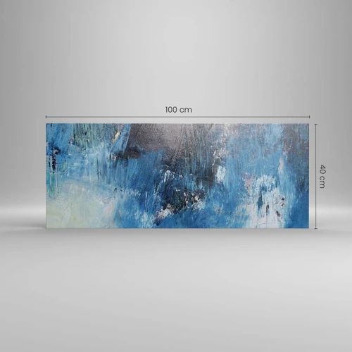 Canvas picture - Blue Rhapsody - 100x40 cm