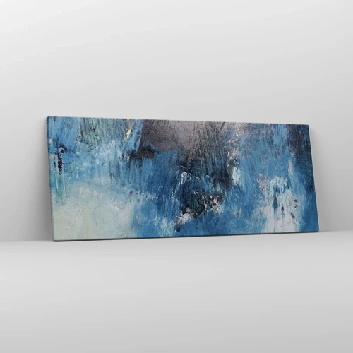 Canvas picture - Blue Rhapsody - 100x40 cm