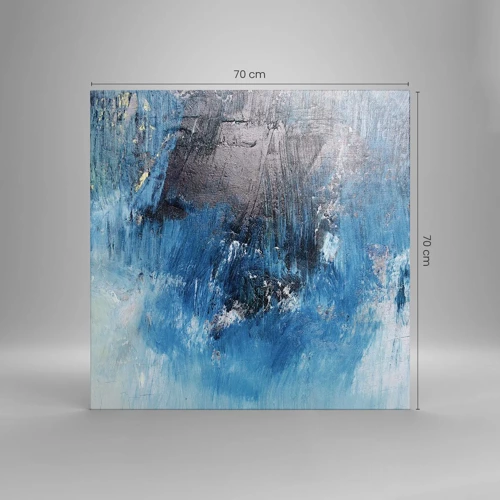 Canvas picture - Blue Rhapsody - 70x70 cm
