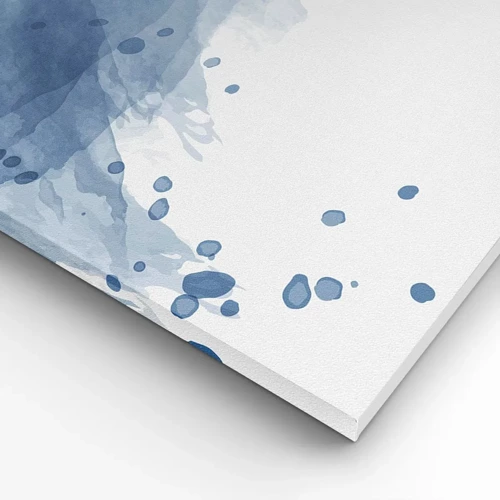 Canvas picture - Blue Tulle - 140x50 cm