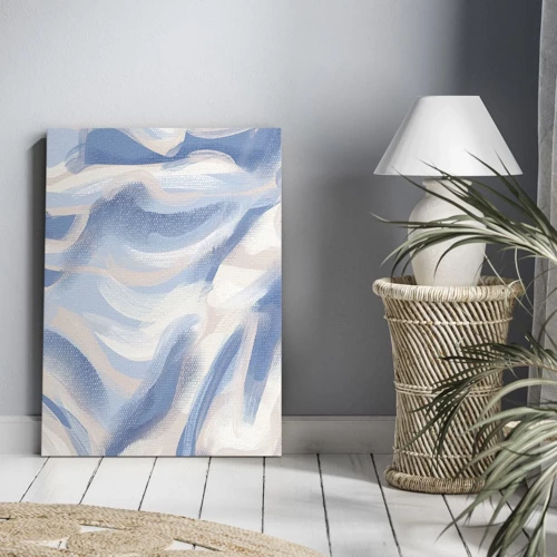 Canvas picture - Blue Waves - 50x70 cm