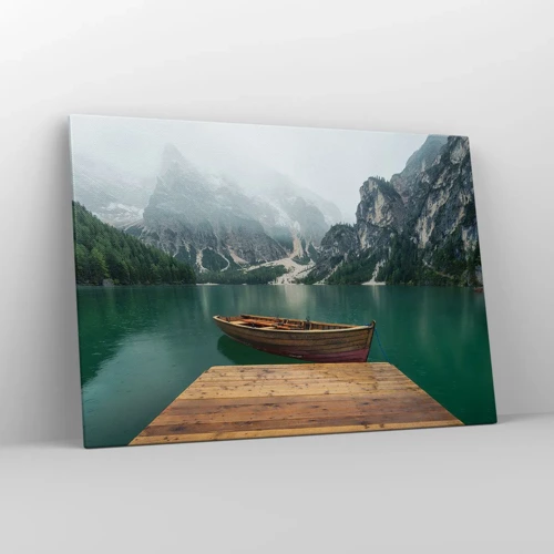 Canvas picture - Boat Found Solitude - 100x70 cm