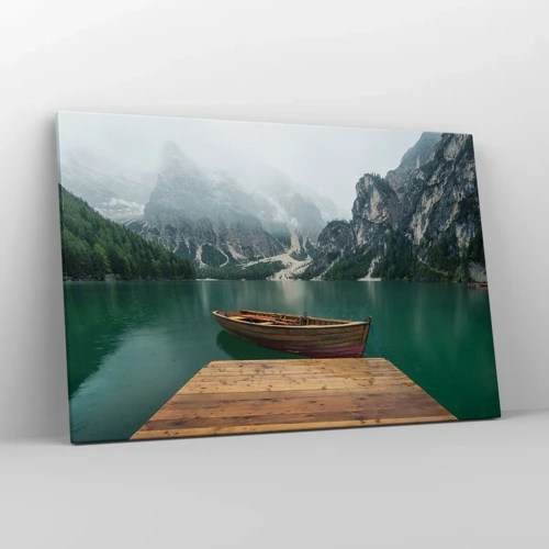 Canvas picture - Boat Found Solitude - 120x80 cm