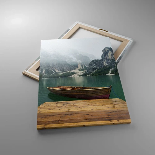 Canvas picture - Boat Found Solitude - 50x70 cm