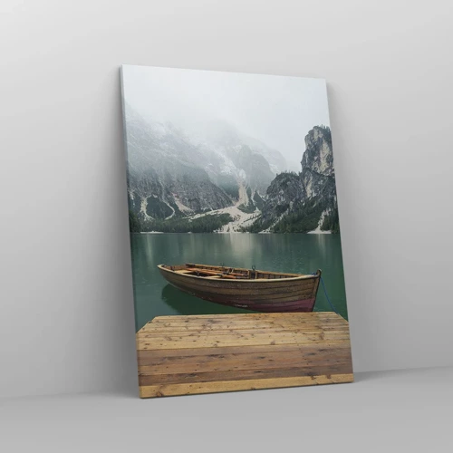 Canvas picture - Boat Found Solitude - 50x70 cm