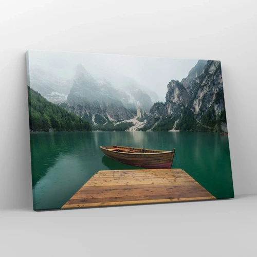 Canvas picture - Boat Found Solitude - 70x50 cm