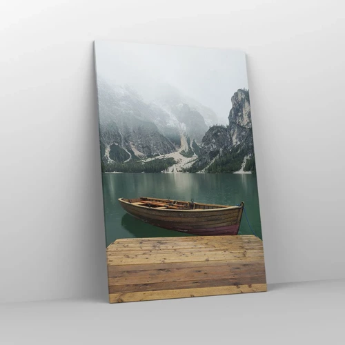 Canvas picture - Boat Found Solitude - 80x120 cm