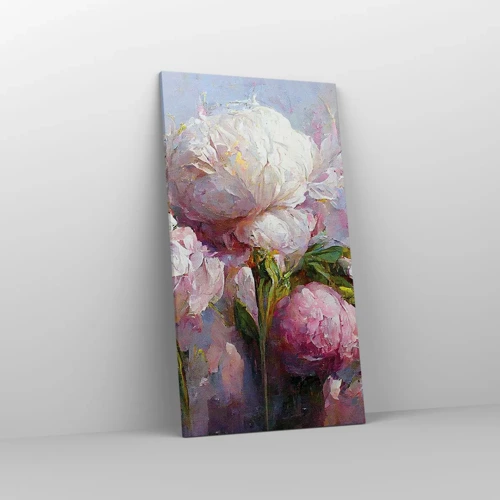 Canvas picture - Bouquet Bubbling with Life - 55x100 cm