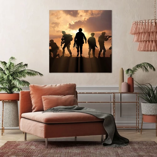 Canvas picture - Brothers In Arms - 30x30 cm