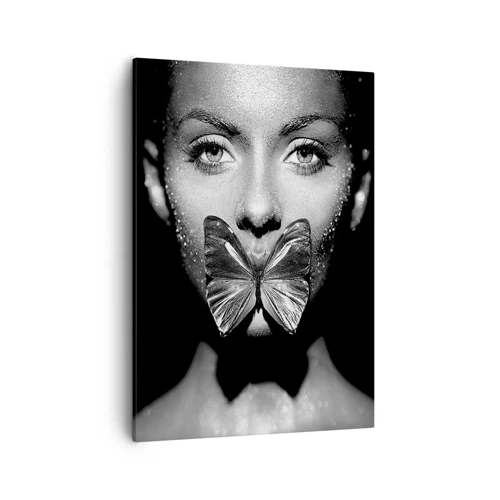 Canvas picture - Butterfly Kiss - 50x70 cm