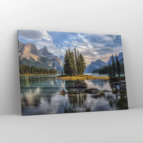 Canvas picture - By Big and Clear Waters - 100x70 cm