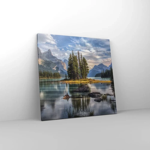 Canvas picture - By Big and Clear Waters - 60x60 cm