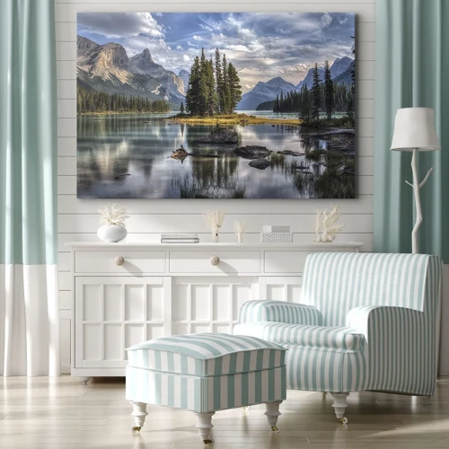 Canvas picture - By Big and Clear Waters - 70x50 cm
